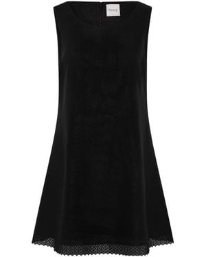 Posse Wide Round Neck Dress - Black