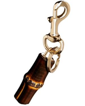 Gucci Bamboo Keychain - Metallic