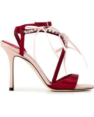 Jimmy Choo Lula High-Heeled Sandals - Red