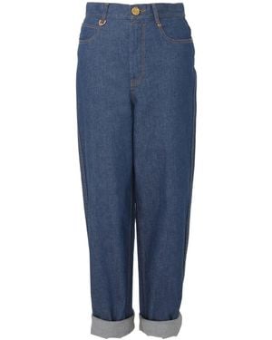 Zimmermann Straight Leg Jeans - Blue