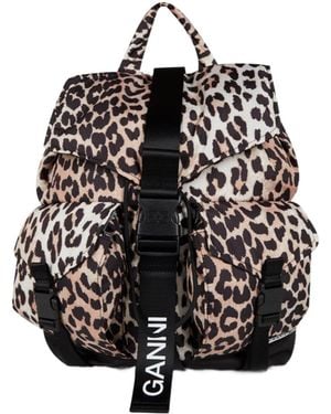 Ganni Fashion Backpack - Black