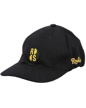 Raf Simons X Smiley Logo Patch Baseball Cap - Black