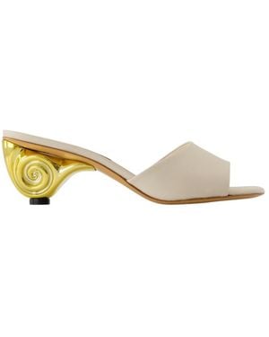 CAREL PARIS Carel Naiade Open Toe Slip-On Sandals - Natural