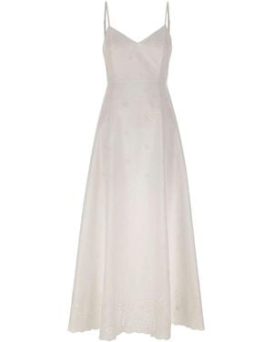 MC2 Saint Barth Embroidered Dress - White