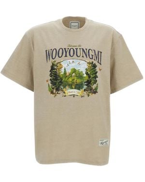 WOOYOUNGMI Landscape Print T-Shirt - Multicolour