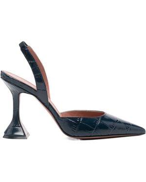 AMINA MUADDI Pointed-Toe High Heels - Blue