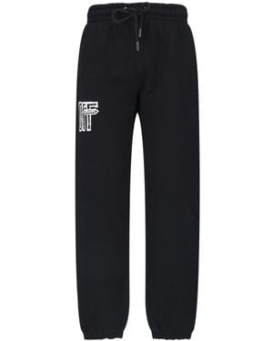 Off-White c/o Virgil Abloh Motion Arrow Cuffed Joggers - Black