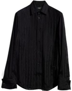 Gucci Striped Gauze Shirt - Black