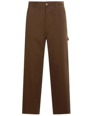 Moschino Belt Loop Casual Pants - Brown
