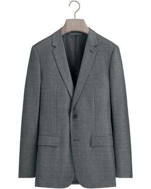 Dior Long-Sleeved Suit Jacket Set - Gray