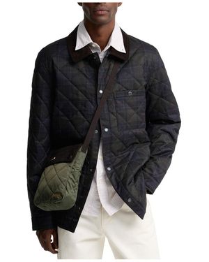 Barbour Solid Color Crossbody Bag - Black