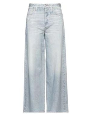 Rag & Bone Wide-Leg Denim Jeans - Blue