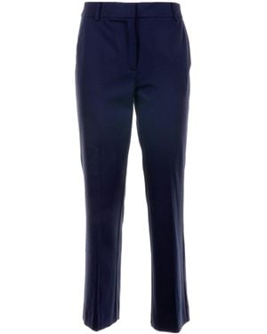 Marella Belt Loops Slacks - Blue