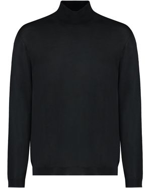 Roberto Collina Turtleneck Knit Jumper - Black