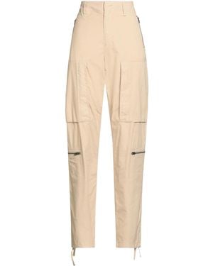 Rag & Bone Solid Colour Cuffed Cargo Trousers - Natural