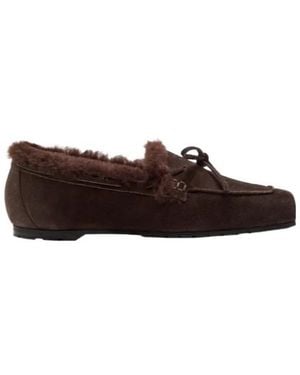 Aeyde Jasper Bow-Detail Loafers - Brown