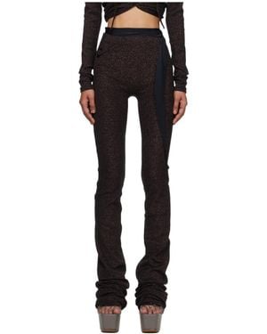 OTTOLINGER Glitter-Effect Trousers - Black