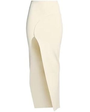Rick Owens Plain Knit Pencil Skirt - White