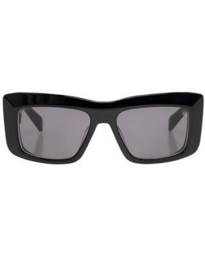 Balmain Eyewear Rectangular-Frame Sunglasses - Grey