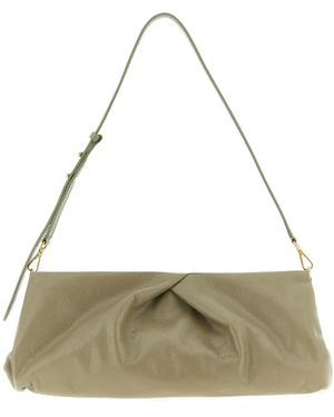 Dries Van Noten 'Crisp' Big Clutch - Metallic