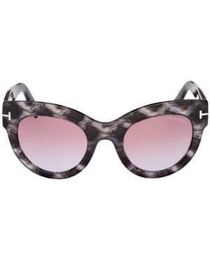 Tom Ford Eyewear Cat-Eye Frame Sunglasses - Multicolor