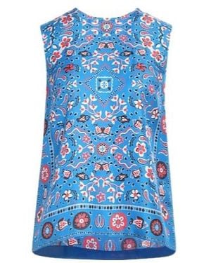 Tory Burch Silk Tops - Blue