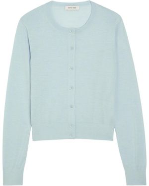 Anine Bing Long-Sleeved Cardigan - Blue