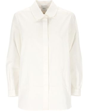 Patou Classic Button-Up Blouse - White