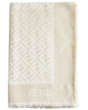 Fendi Ff Scarf - White