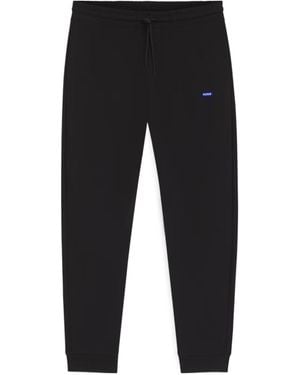 BOSS Hugo Bodywear Cotton-Terry Tracksuit Bottoms - Black
