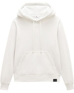 Courreges Organic Cotton Hoodie - White