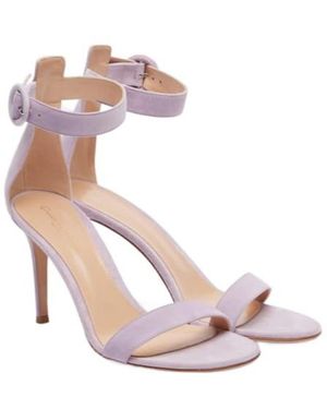 Gianvito Rossi Suede Sandals - Pink