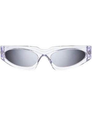 Kuboraum Geometric Sunglasses - White
