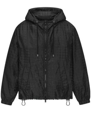 Amiri Ma Quad Monogram Hooded Jacket - Black