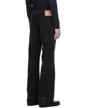 Y. Project Wrap Belt Jeans - Black