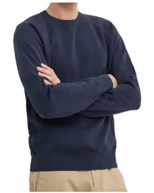 Liu Jo Long-Sleeve Logo-Plaque Jumper - Blue