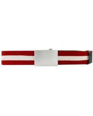 Bally Logo Belt - White