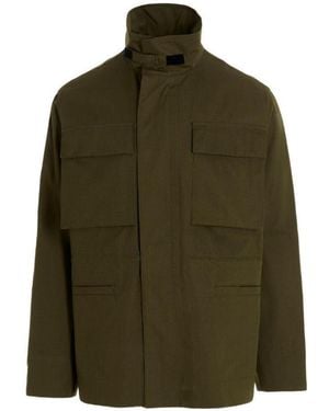 Off-White c/o Virgil Abloh Arrow Printed Field Jacket - Green