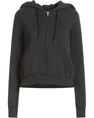 MM6 by Maison Margiela Solidcolor Hooded Track Jackets - Black