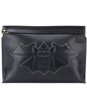 Loewe Patterned Clutch - Black