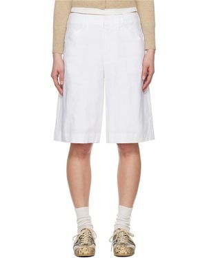 Rag & Bone Banks Linen-Blend Shorts - White