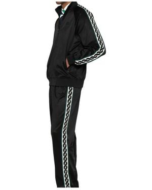 Drole de Monsieur Logo-Patch Side-Stripe Jacket - Black