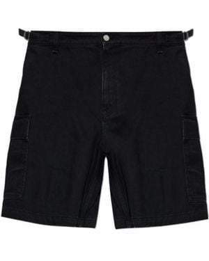 Vetements Denim Shorts - Black