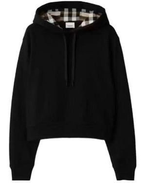 Burberry Hooded Jumper - Black