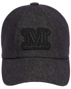 Max Mara Denim Baseball Cap - Blue