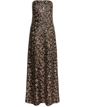Max Mara Strapless Dress - Natural