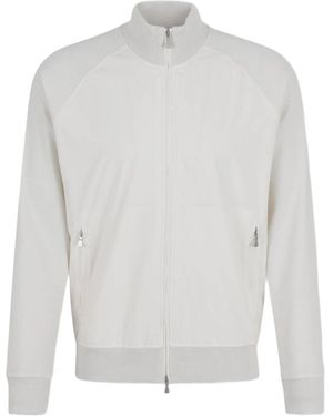 Gran Sasso Zip-Up Sweatshirt - White