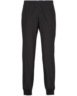 Prada Mid-Rise Straight-Leg Track Trousers - Black