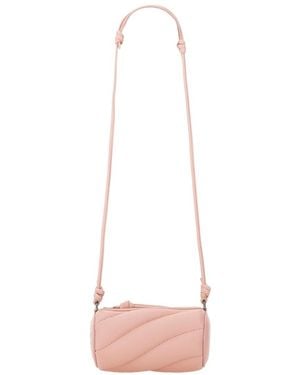 Fiorucci Micro Mella Quilted Crossbody Bag - Pink