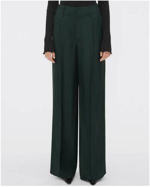 Bottega Veneta Twill Straight Pants - Green